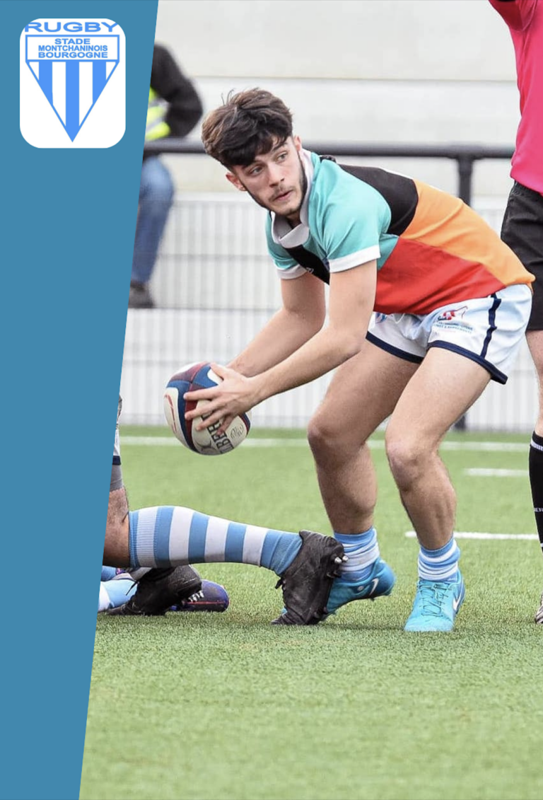 Ancien Fanion Stade Montchaninois Rugby - Années 80 - Vintage Club